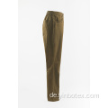 Damen Dark Khaki gerade Hose